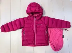 mont-bell ダウンジャケット　100cm 撥水・防風　クリーニング済み