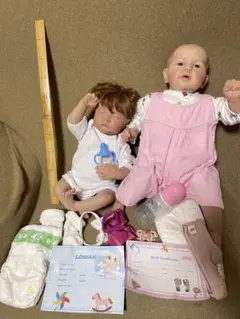 【リアル！】リボーンドール　赤ちゃん　人形　2体セット