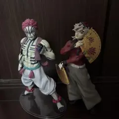 開封品 一番くじ 鬼滅の刃 ラストワン賞猗窩座 グランディスタ 童磨 セット売り