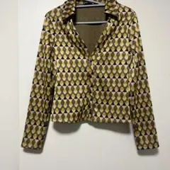 【ZARA】幾何学模様 シャツ