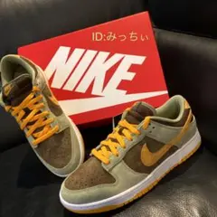 新品 NIKE DUNK LOW SE OLIVE GOLD オリーブ ゴールド