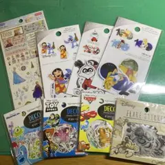 ディズニー　フレークシールセット アソート8点セット新品未開封品