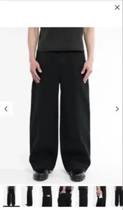 asapmode Stacked Canvas Wide-Leg Pants M