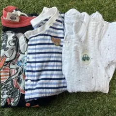 ベビーロンパース 3枚セット　60 70 80センチ 夏用