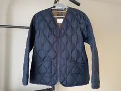 【激渋】タイオン　インナーダウン　ミリタリーライン　紺色