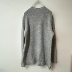 Calvin Klein カルバンクラインモックネックニットセーターグレー【M】のサムネイル