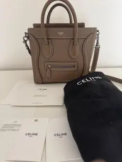 CELINE ブラウン トートバッグ