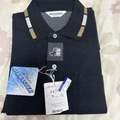 値下げ！Black & White ポロシャツ Lサイズ ブラック　新品