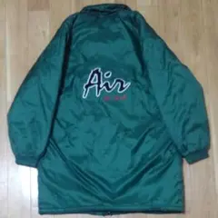 AIR ロゴ 古着 ベンチコート 緑 ブート ナイキ エア 90sビンテージ
