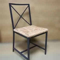 IKEA GRANÅS アイアンダイニングチェア ラタン調座面 ブラックフレームのサムネイル