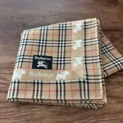 BURBERRY バーバリー　ハンカチ　ノバチェック　犬　シュナウザー　未使用品