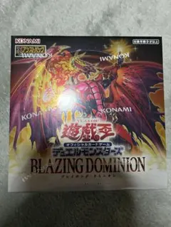 シュリンク付き 新品未開封 遊戯王 ブレイジングドミニオン 1BOX