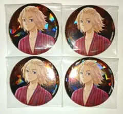 東京リベンジャーズ AGF ホログラム缶バッジ 佐野万次郎 4点セット