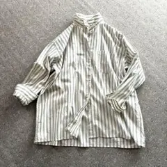 クラフトスタンダードブティック ストライプ レギュラーカラー長袖シャツ Ｌ