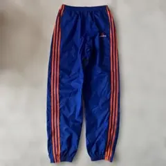 adidas/ナイロンパンツ/ブルー×オレンジ