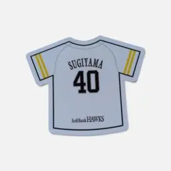 福岡ソフトバンクホークス 杉山一樹 ユニフォーム型ステッカー