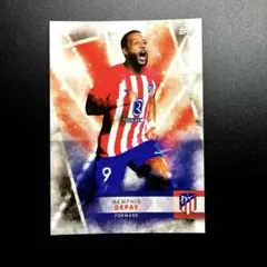 希少サッカーカード メンフィスデパイ アトレティコマドリード topps