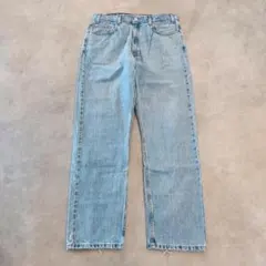 リーバイス505 Levis W38 ブルーデニム 青 00s 古着 17185