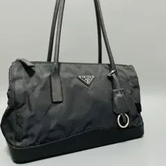 PRADA プラダ テスートナイロン ハンドバッグ トートバッグ 三角プレート