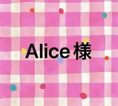Alice様　専用