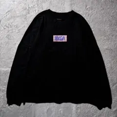 【Y8741】.RVCA 長袖Tシャツ　サイズL ブラックのサムネイル
