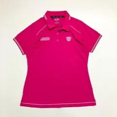 adidasgolf アディダスゴルフ ポロシャツ ピンク M