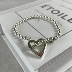 希少✨極美品 GUCCI ハート ボールチェーン ブレスレット シルバー925