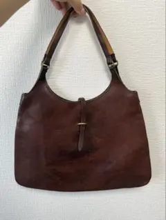 レザー　ワンショルダー　made in japanのサムネイル