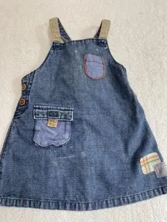 デニム ジャンパースカート