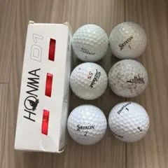 HONMA D1 ゴルフボール ピンク 3球セット おまけのサムネイル
