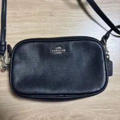 COACH ブラック ショルダーバッグ