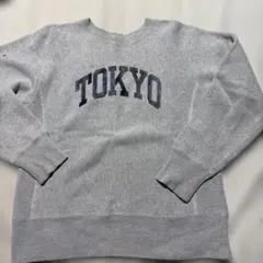 Champion TOKYOプリント クルーネック トレーナー Mサイズ