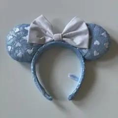 ディズニー ミニー 水色カチューシャ