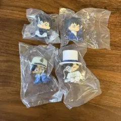 名探偵コナン ちぢませ隊 工藤新一・服部平次・怪盗キッド 4点セット