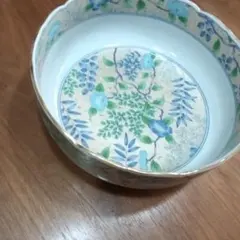 庫山窯 花柄 陶磁器 ボウル 鉢 華道