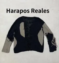 アルチザン系　harapos reales ハンドニット　カーディガン　ブラック 2025年最新】ハラポスレアレスの人気アイテム - メルカリ