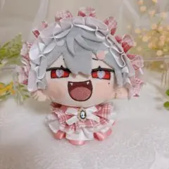 いつぬいサイズ☆赤×イチゴチェリー柄♡3点set☆あんスタぬい服 - メルカリ