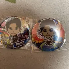 山下健二郎　モバイル缶バッチ　オンラインブース　75mm缶バッジ　レア　三代目