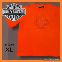 ✨美品✨ Harley-Davidson Tシャツ XL USA製 オレンジ
