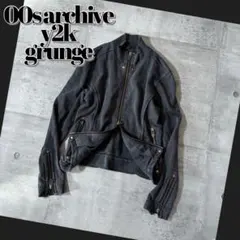 00s archive sweat riders jacket y2k punk