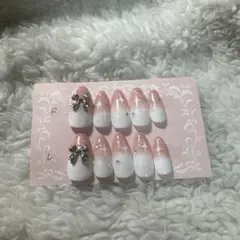 ネイルチップ現品物・即購入OK・ハンドメイド