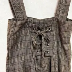 maiduoduo キャミワンピース チェック 160cm ロリータ