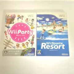 動作確認済み★Wii Party ＆ Wii Sports リゾート セット