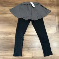 【新品】ever closet あったか裏起毛スカッツ チャコール / 130㎝