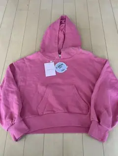 新品！　ALGY ピンク パーカー 130サイズ