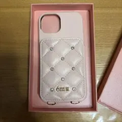 emu iPhone13 キルティングビジューミラーのサムネイル