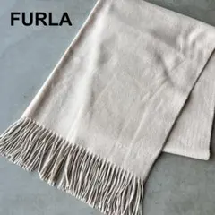 【FURLA】フルラ　マフラー　カシミヤ　ベージュのサムネイル