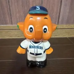 東京ヤクルトスワローズ さとちゃん/さとこちゃん 貯金箱 ヤクルトスワローズ（1999-2005）のプロ野球サトちゃん