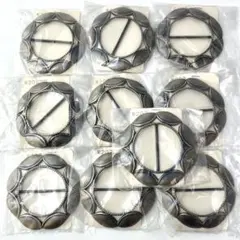 ば3【希少まとめ売り】アンティーク 真鍮 バックル 15個セット 金属パーツ