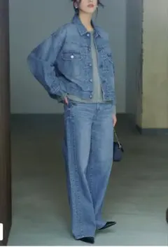 23区✖️REDCARD デニムワイドパンツ